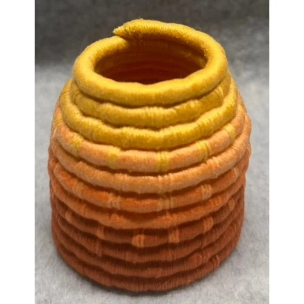 Vintage Tohono O'odham Coiled Olla Baskets Circa 1920 Native American Set of 2